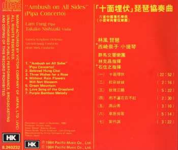 CD Takako Nishizaki: Ambush On All Sides (Pipa Concerto) / Six Popular Chinese Melodies For Violin And Orchestra