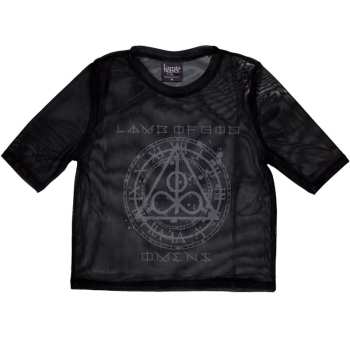 Merch Lamb Of God: Dames Crop Top Omens Clock