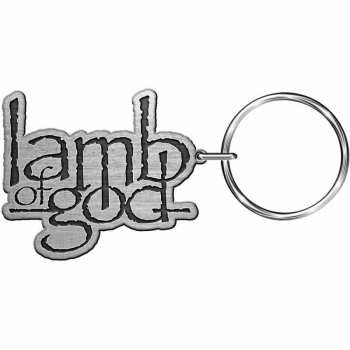 Merch Lamb Of God: Sleutelhanger Logo Lamb Of God