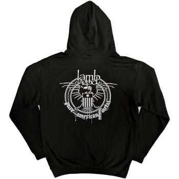 Merch Lamb Of God: Lamb Of God Unisex Pullover Hoodie: Skeleton Eagle (back Print) (small) S