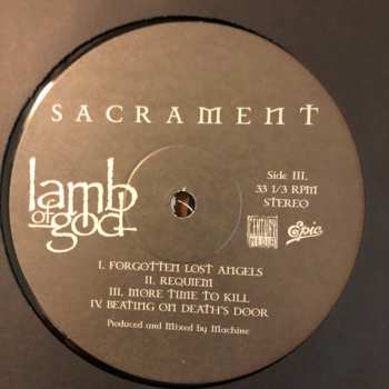 2LP Lamb Of God: Sacrament