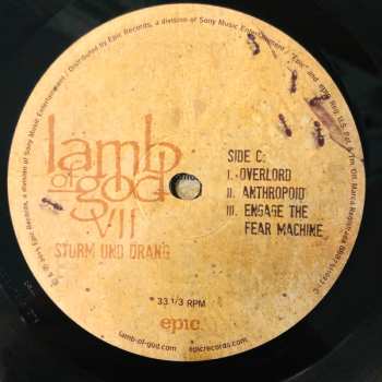 2LP Lamb Of God: VII: Sturm Und Drang