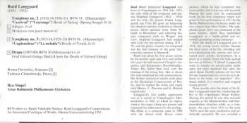 CD Artur Rubinstein Philharmonic Orchestra: The Complete Symphonies, Vol. 2: Symphonies Nos. 2・3 