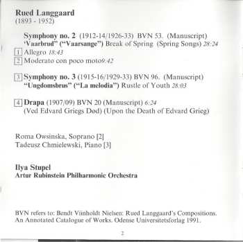 CD Artur Rubinstein Philharmonic Orchestra: The Complete Symphonies, Vol. 2: Symphonies Nos. 2・3 