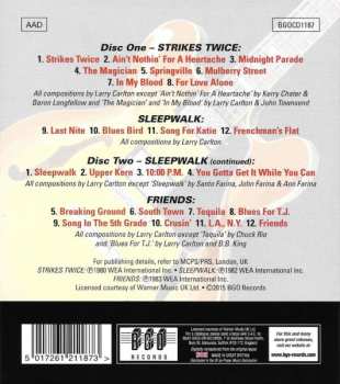 2CD Larry Carlton: Strikes Twice / Sleepwalk / Friends