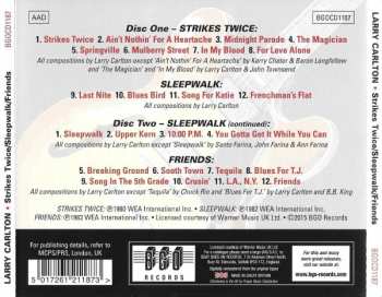 2CD Larry Carlton: Strikes Twice / Sleepwalk / Friends