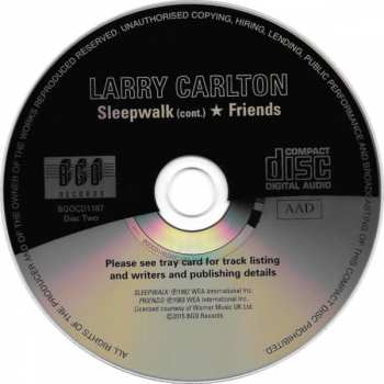 2CD Larry Carlton: Strikes Twice / Sleepwalk / Friends
