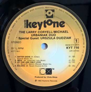 LP Larry Coryell: The Larry Coryell / Michael Urbaniak Duo