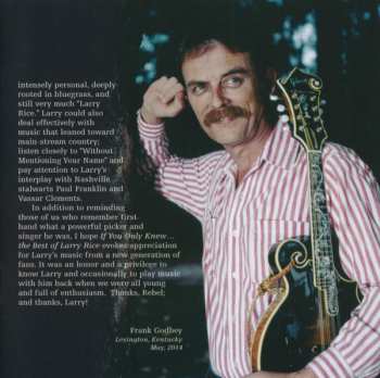 CD Larry Rice: If You Only Knew....The Best Of