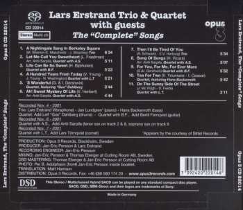 SACD Lars Erstrand: Lars Erstrand Trio & Quartet With Guests - The "Complete" Songs