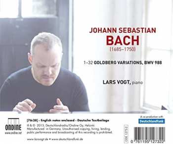 CD Johann Sebastian Bach: Goldberg Variations