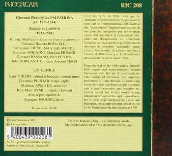 CD Giovanni Pierluigi da Palestrina: Motetti, Madrigali E Canzoni Diminuiti