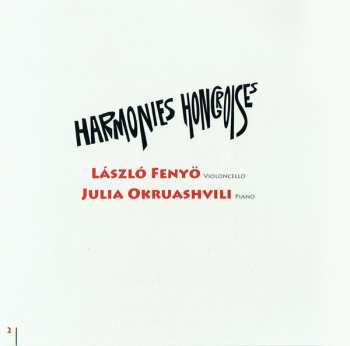 CD László Fenyö: Harmonies Hongroises