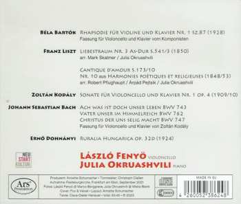 CD László Fenyö: Harmonies Hongroises