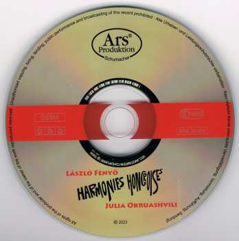 CD László Fenyö: Harmonies Hongroises