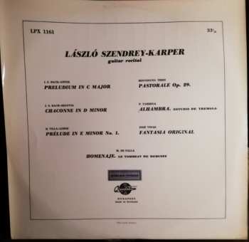 LP László Szendrey Karper: Guitar Recital