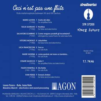 CD Laura Faoro: Ceci n'est pas une flûte