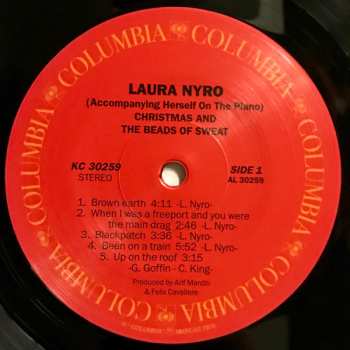 LP Laura Nyro: Christmas And The Beads Of Sweat