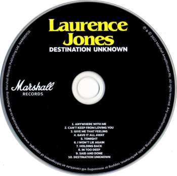 CD Laurence Jones: Destination Unknown