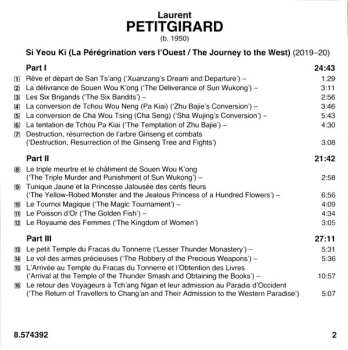 CD Laurent Petitgirard: Si Yeou Ki (The Journey To The West)