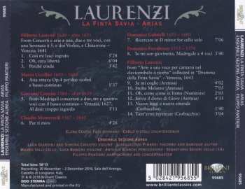 CD Mauro Valli: La Finta Savia, Arias