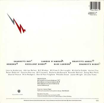 LP Laurie Anderson: Mister Heartbreak