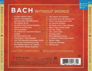 CD Lautten Compagney: Bach Without Words