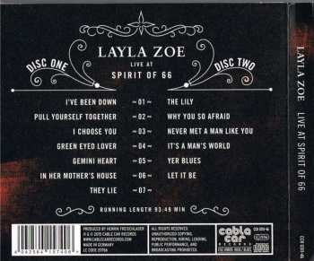 2CD Layla Zoe: Live At Spirit Of 66