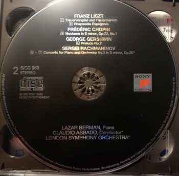2CD Lazar Berman: Live At Carnegie Hall