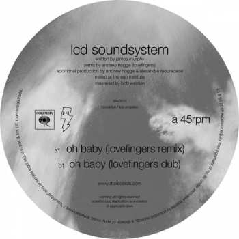 LP LCD Soundsystem: Oh Baby (Lovefingers Remix)