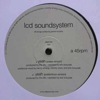 LP LCD Soundsystem: Yeah