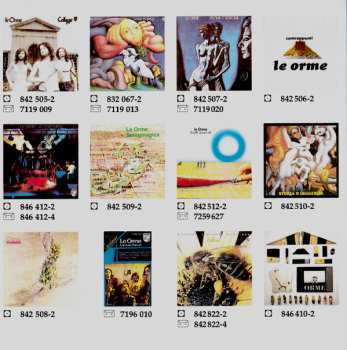 CD Le Orme: Antologia 1970-1980