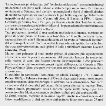 CD Le Orme: Antologia 1970-1980