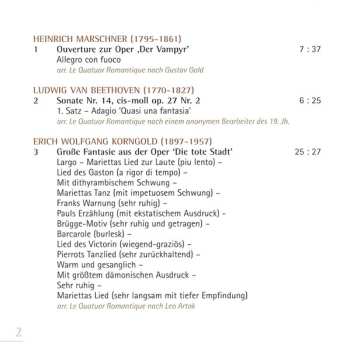 SACD Le Quatuor Romantique: Opera Fantasias From Shadowlands