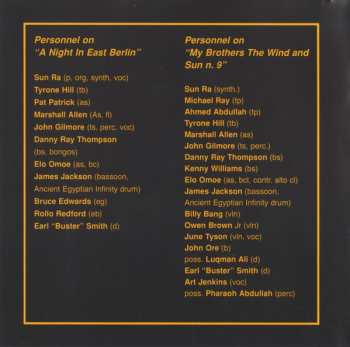 CD The Sun Ra Arkestra: A Night In East Berlin / My Brothers The Wind & Sun N.9