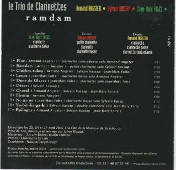 CD Le Trio De Clarinettes: Ramdam