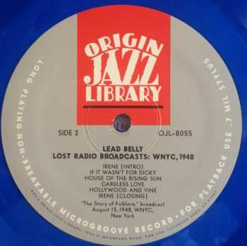 LP Leadbelly: Lost Radio Broadcasts WNYC, 1948 CLR | LTD