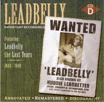4CD/Doos Leadbelly: Important Recordings 1934 - 1949