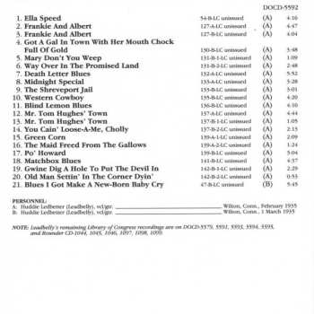CD Leadbelly: The Remaining Library Of Congress Recordings: Volume 2 (1935)