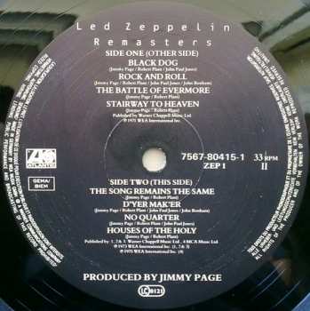 3LP Led Zeppelin: Remasters