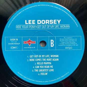 LP Lee Dorsey: Ride Your Pony - Get Out Of My Life, Woman