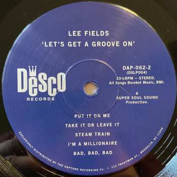 LP Lee Fields: Let's Get A Groove On