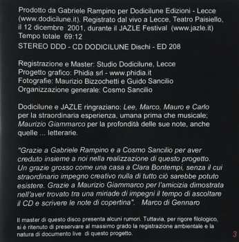 CD The Lee Konitz Quartet: Listen...Silent