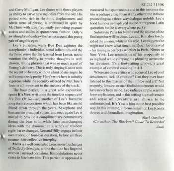 CD Lee Konitz: It's You