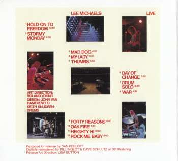 CD Lee Michaels: Live