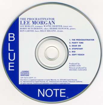 CD Lee Morgan: The Procrastinator LTD
