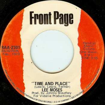 SP Lee Moses: Time And Place