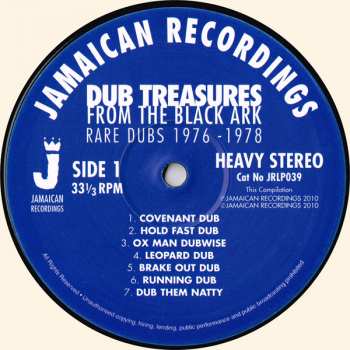 LP Lee Perry: Dub Treasures From The Black Ark - Rare Dubs 1976-1978