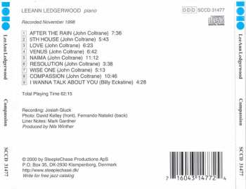 CD LeeAnn Ledgerwood: Compassion - Solo Piano