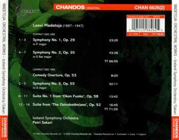 2CD Leevi Madetoja: Complete Symphonies, Comedy Overture, Suites From 'Okon Fuoko' & 'The Ostrobothnians'